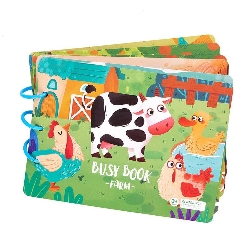 QUIET BOOK/BUSY BOOK/BUKU AKTIVITAS VELCRO ANAK/KIDS ACTIVITY BOOK