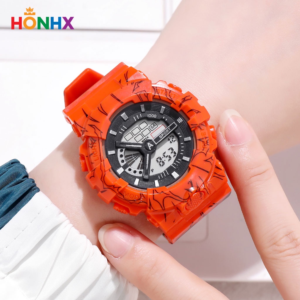 HONHX 668 Jam Tangan Remaja Digital Rubber WK-SBY