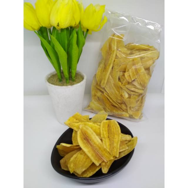 

Keripik pisang kepok uk stgh kg
