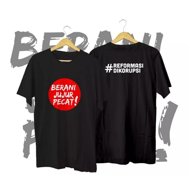 Kaos berani jujur pecat baju KPK
