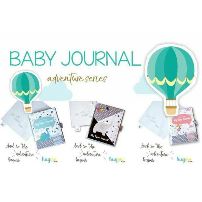 EXCLUSIVE New my baby journal book adventure series huge mom buku jurnal bayi TERLARIS