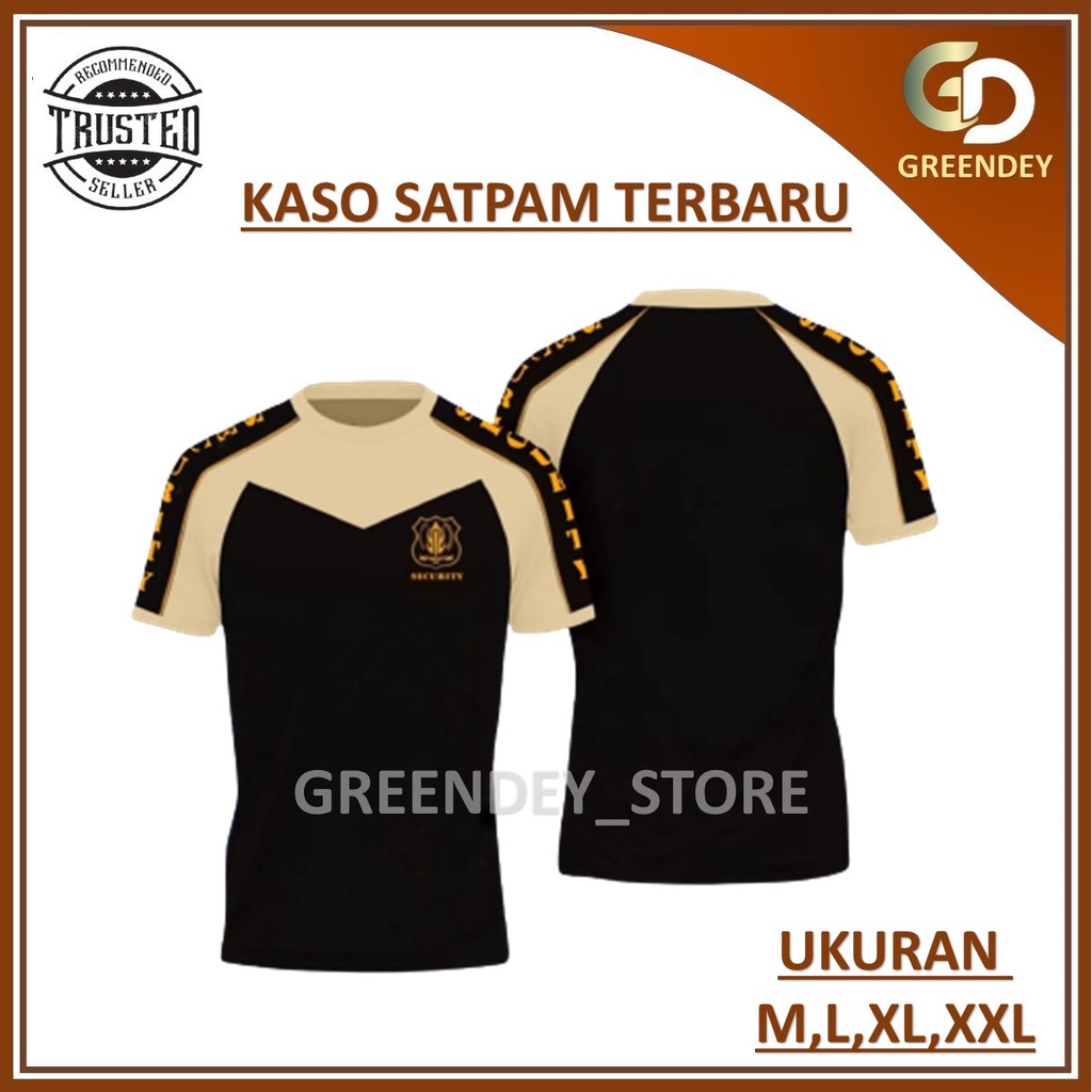 Baju Kaos Satpam Lengan Pendek Krem Terbaru Kaos Oblong Satpam Kaos Dalaman Satpam