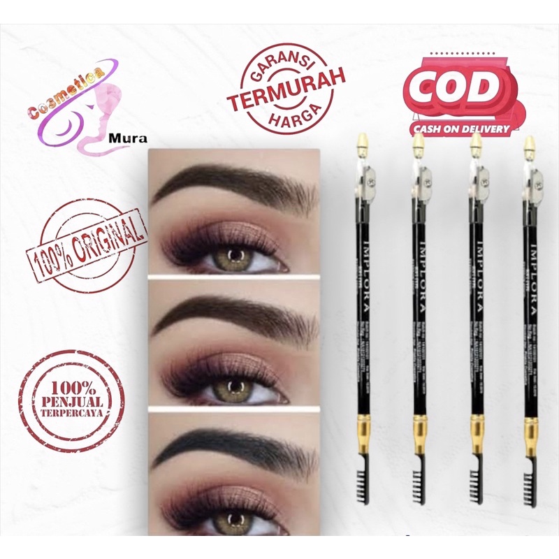 *pensil alis* Lengkap warna - implora eyebrow - pensil alis implora - celak implora - implora celak alis