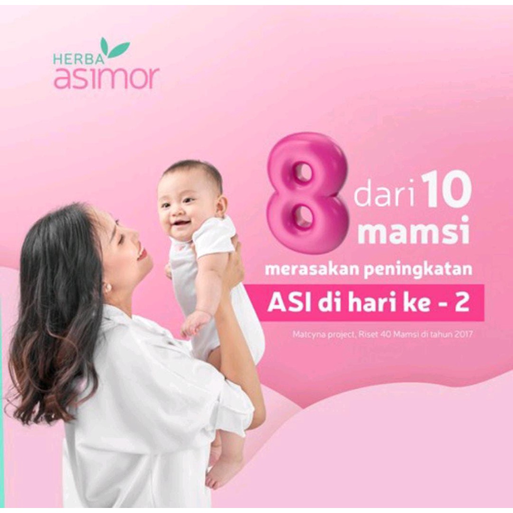 [ASIMOR] HERBA ASIMOR PELANCAR ASI ISI 30 KAPSUL / 60 KAPSUL