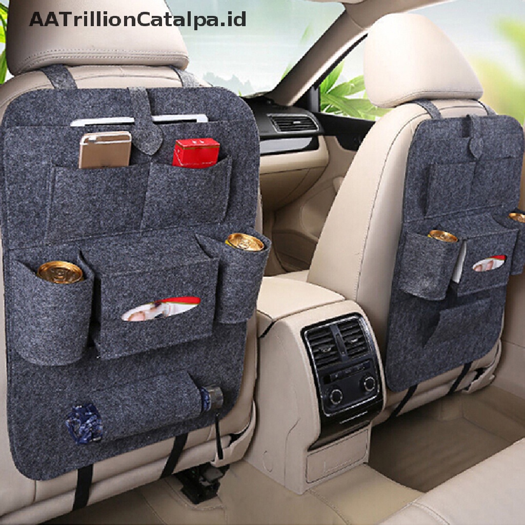 Aatrillioncatalpa 1pc Tas Organizer Multi Saku Untuk Belakang Jok Mobil