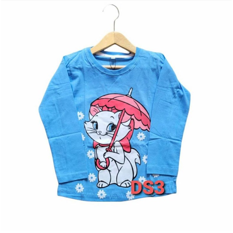 Kaos  disney anak perempuan 1-7 tahun