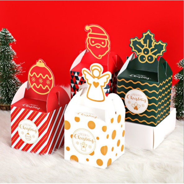 

BXPT paperbag box kotak natal christmas bingkisan tempat hadiah kado parcel parsel