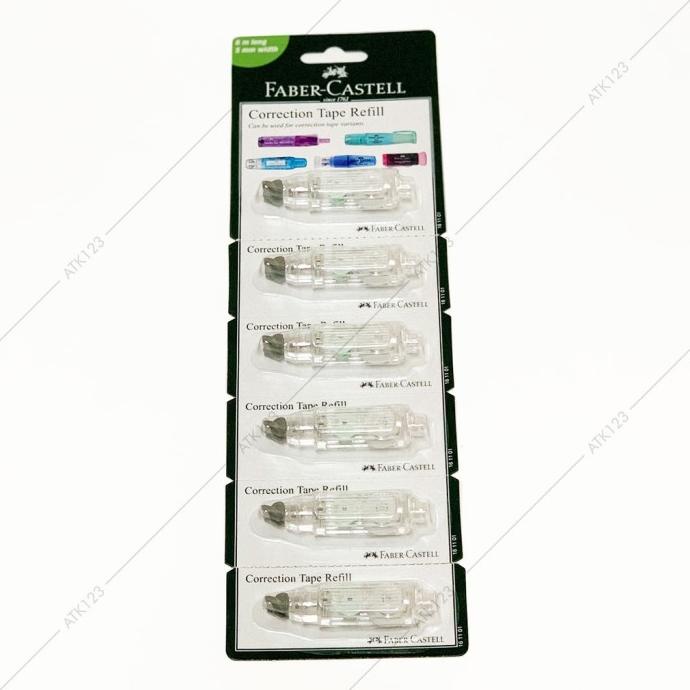 

Ready...Ready...Ready...] TIP-EX / CORRECTION TAPE REFILL SET 6 FABER-CASTEL 161101