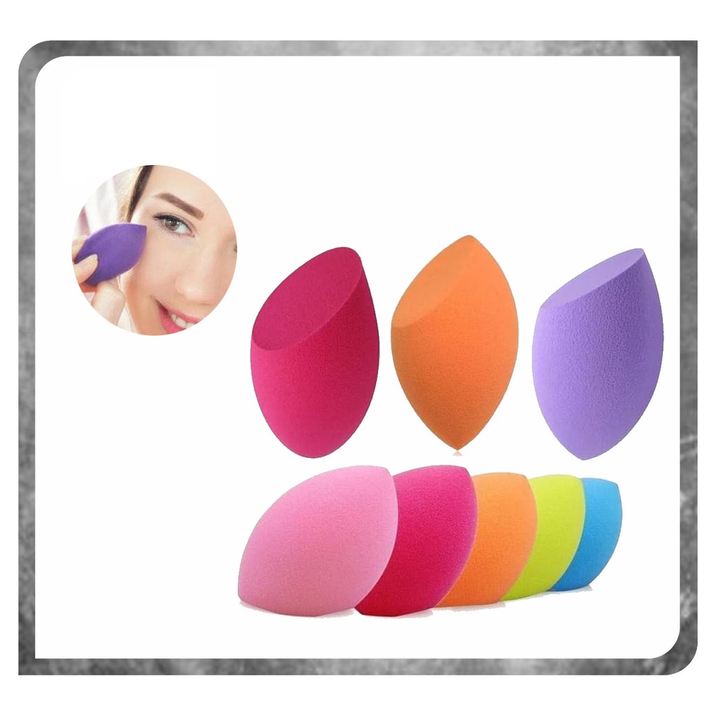 SPONGE MAKE UP Beauty Blender COLORFULL UNIK / Sponge Puff Egg Drop Contouring Spon Makeup Beauty Blender Alat Kosmetik Spons Make Up Foundation Compact Halus Lembut Warna-Warni