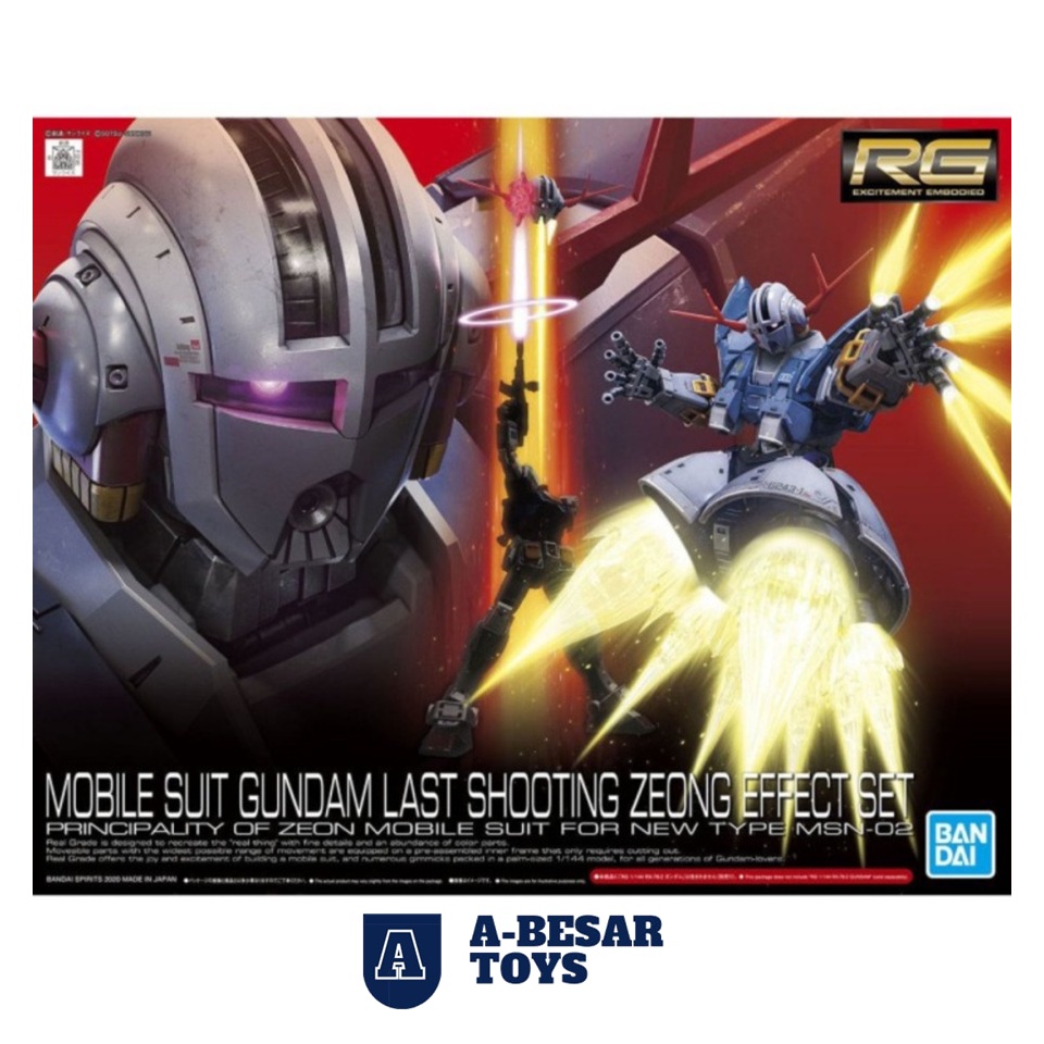Gundam Rg Zeong Last Shooting Effect Set Bandai