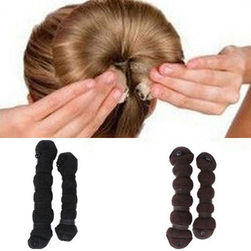 2pcs Set Fashion Hair Styling Elegant Magic Style Bun Makers