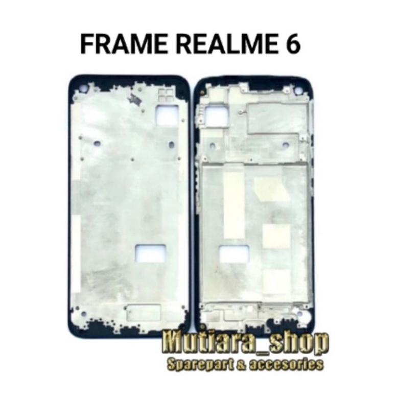 FRAME LCD TULANG TENGAH TATAKAN LCD  REALME 6