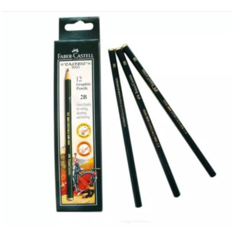 

faber castell pensil 2b