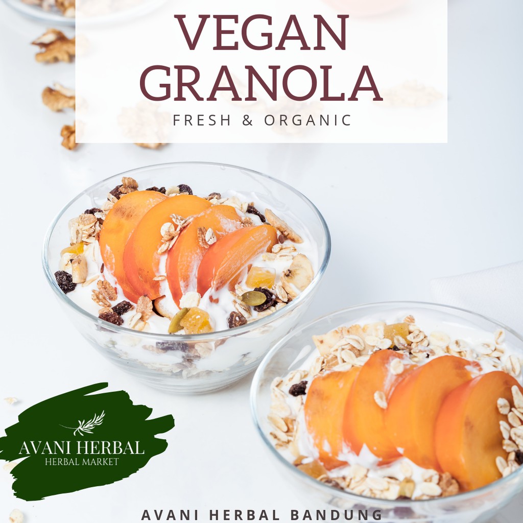 

AVANI HERBAL - VEGETARIAN GRANOLA 150 GARAM