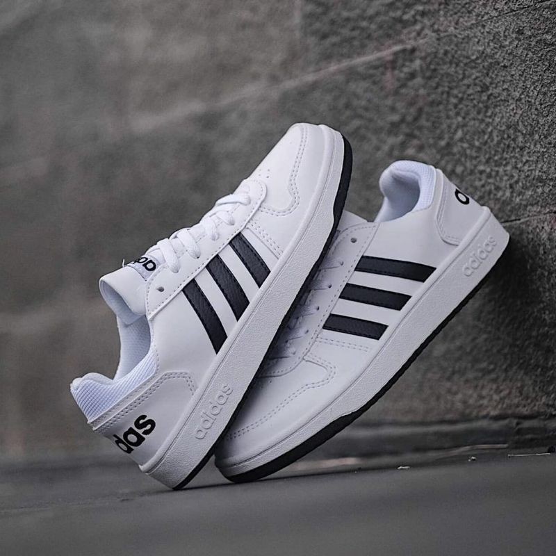adidas hoops 2.0 low white