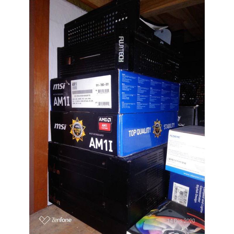 Paket amd am1 MSI Quadcore 5150 Ram 4GB Mini ITX Hemat Listrik