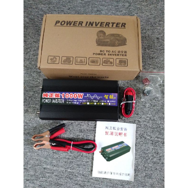 Inverter Taffware 500 Watt Peak 1000 Watt Pure Sine Wave