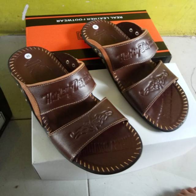 Sandal Kulit pria original 100% terbaru