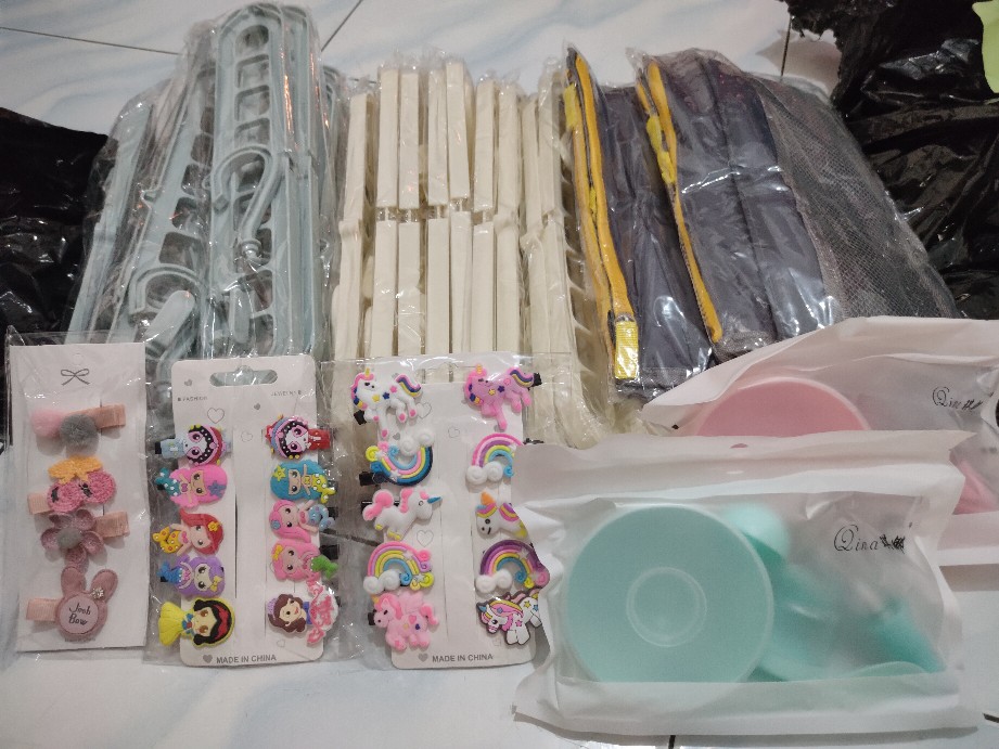 {lav - H686 Dual Bag Korean / Bag Organizer Dual Zipper / Tas Multifungsi Import Batam / Travel Bag