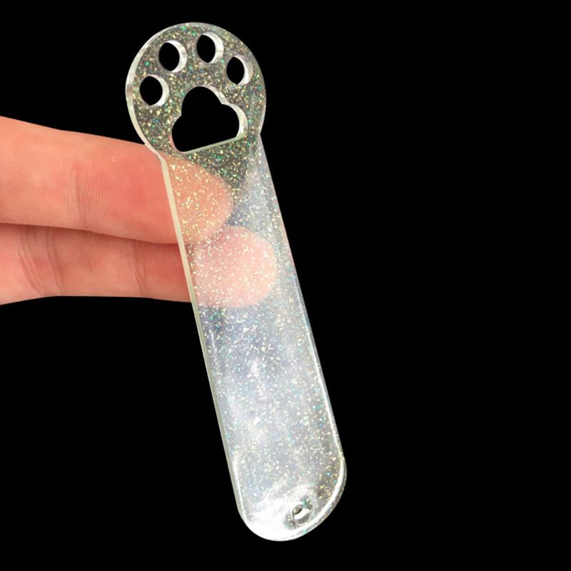 SIY  DIY Crystal Epoxy Resin Mold Rectangle Cat Claw Bookmark Silicone Mould Crafts