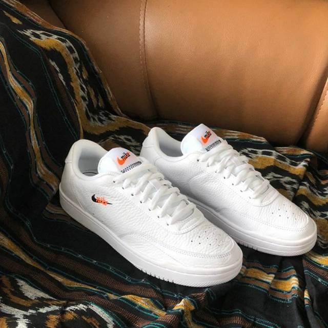 nike court all white