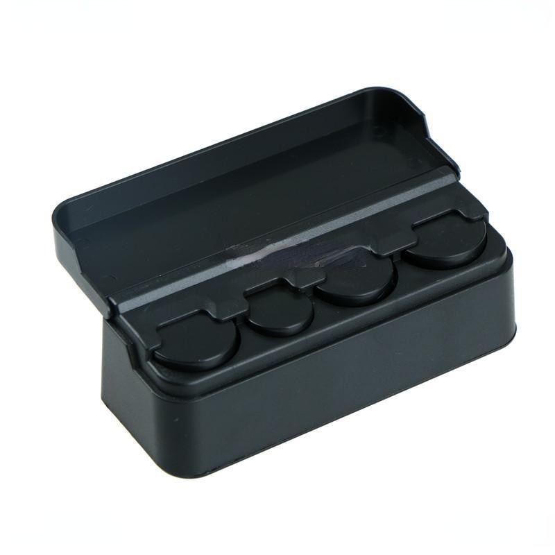 1pc Car Interior Coin Pocket Cases Holder Plastics Storage Box Dispenser Organizer wholesale