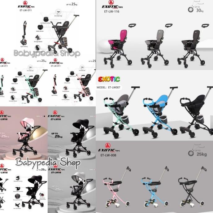 Exotic Magic Stroller LW 007/008/011/116/118 Kereta Dorong Bayi