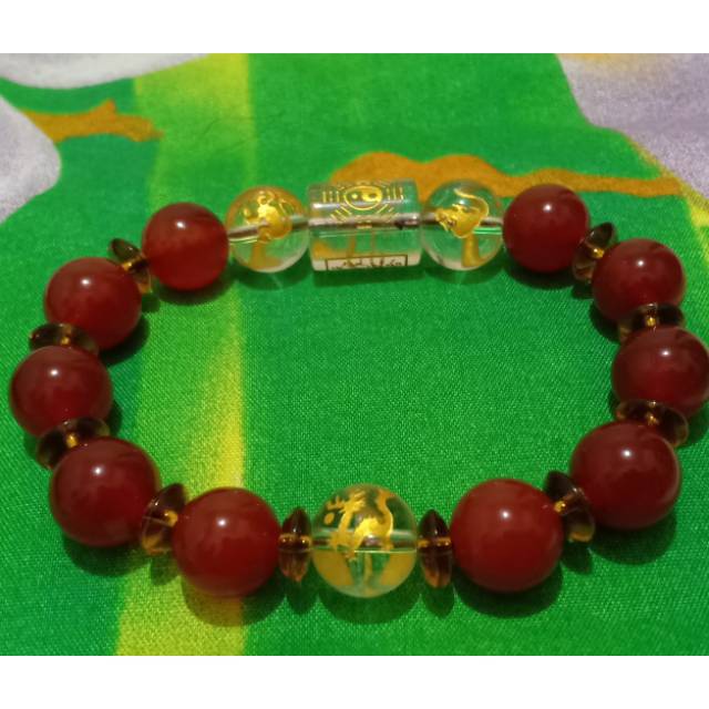 Gelang kesehatan dan pelindung tiga shio naga tikus dan monyet