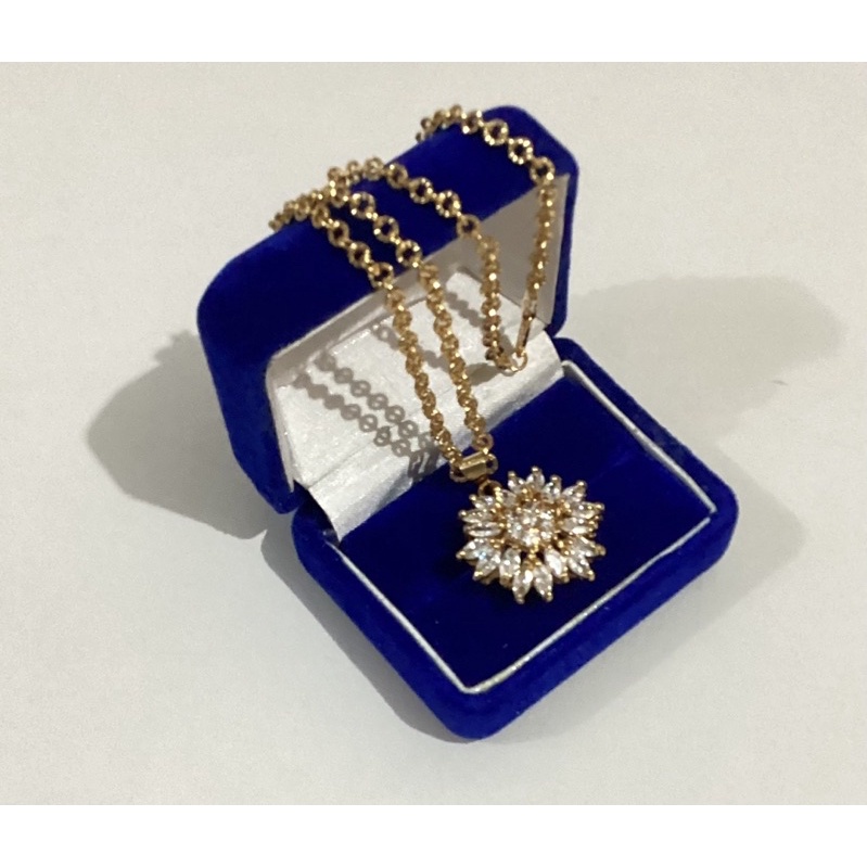 Kalung Xuping Wanita rantai mata hijab 65 cm