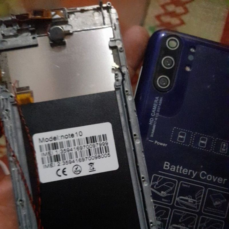lcd N-serles note 10 ori copotan  tested ori punya