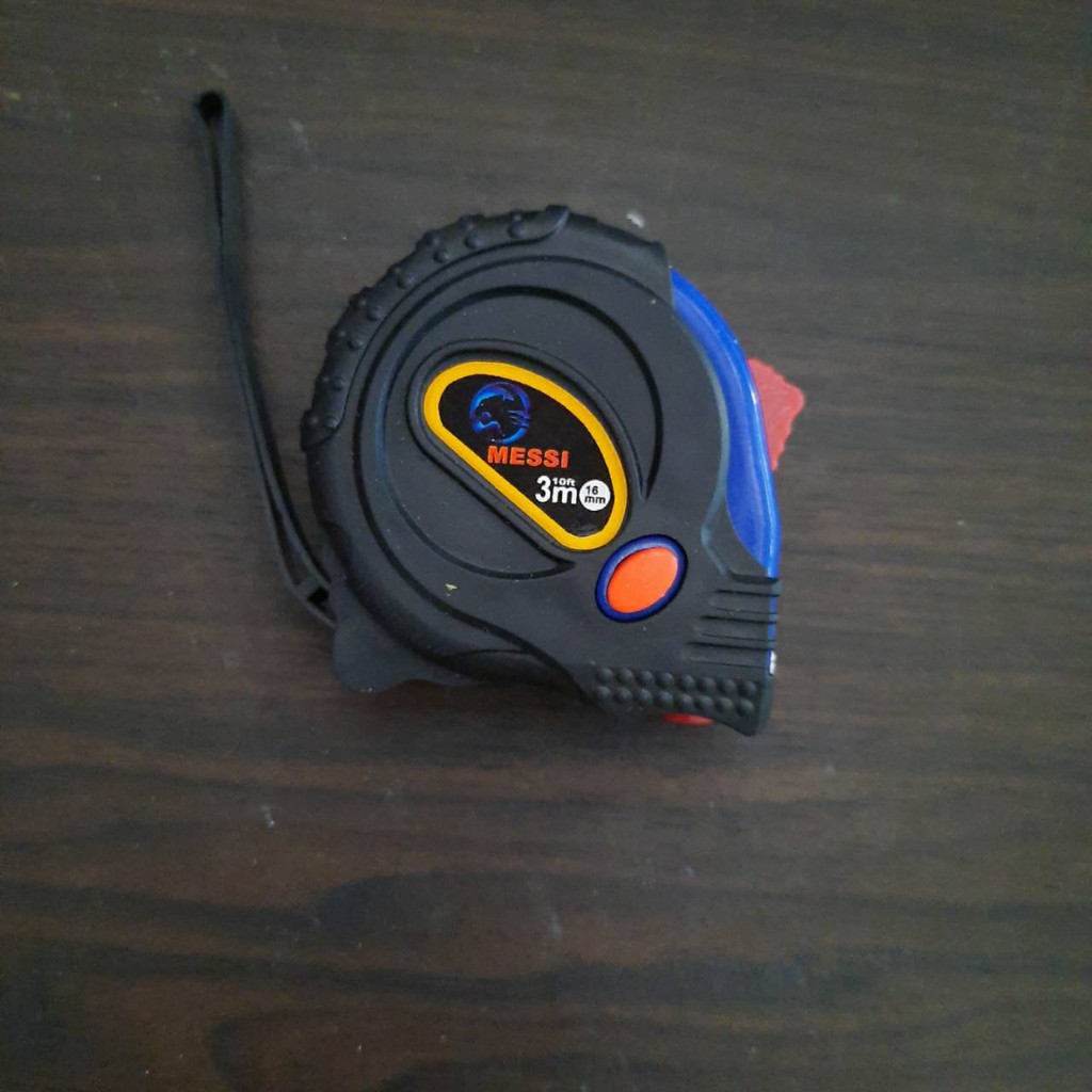 meteran karet 3m MESSI | meteran tukang 3m
