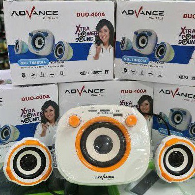 Speaker Multimedia Advance DUO-400A Buat PC Komputer