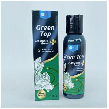 Green Top Malachite Green Plus 100cc/Obat Ikan Hias