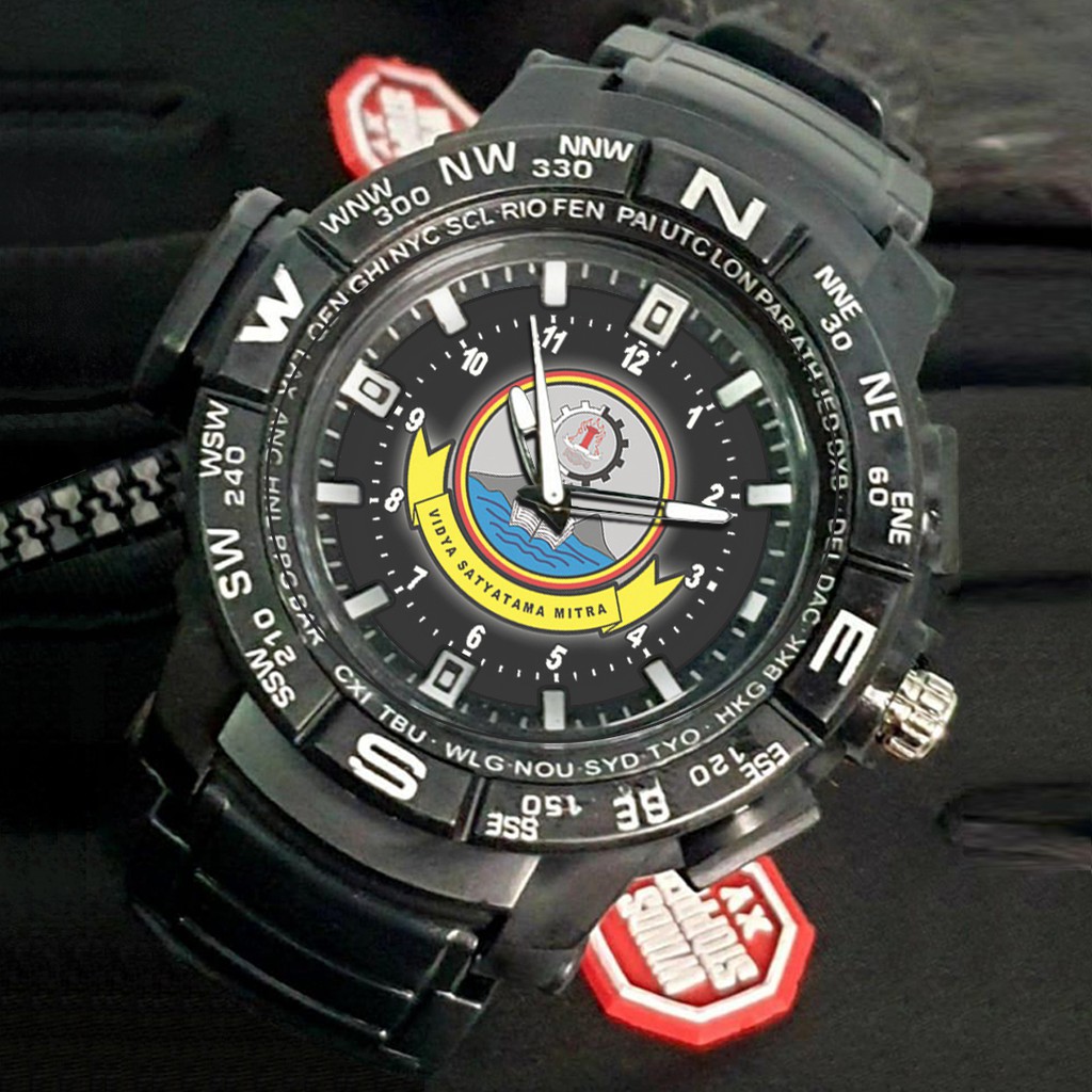 (EXCLUSIVE) Jam Tangan LOGO PUSDIK BINMAS Sport Bagus