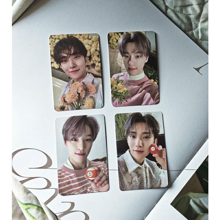 official photocard joshua seventeen your choice bola other side