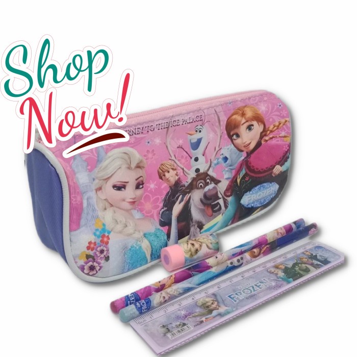

Mantap Pencil Case Stationery Set Frozen Trendi