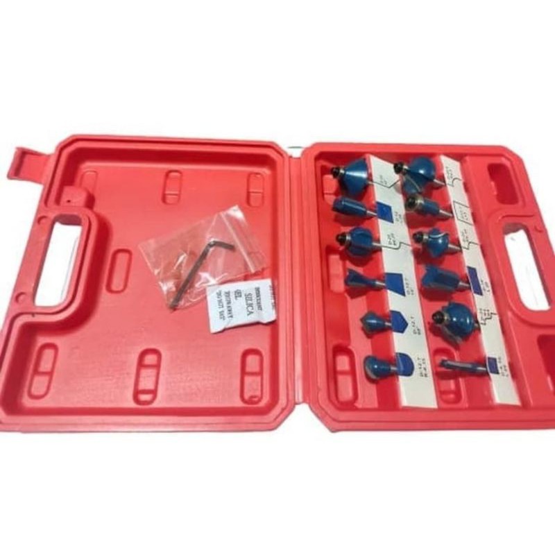 Mata profil mata router mata trimmer bit set 12pcs 6-35mm