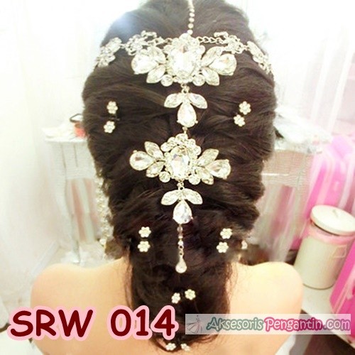 [SIAP KIRIM] AKSESORIS SANGGUL BRIDAL MODERN SIRKAM RAMBUT PREMIUM SRW014