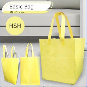 

[Cod] Tas Spunbond Tebal Besar Jumbo Tas Kotak Nasi 40x28x24