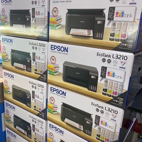 PRINTER Epson L3210 L 3210 EcoTank All-in-One TINTA ORIGINAL Resmi 2TH