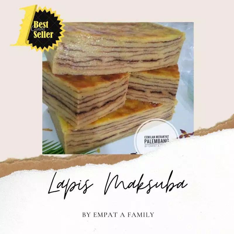 LAPIS MAKSUBAH Kue Basah khas Palembang