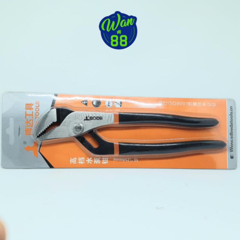 Tang pipa/water pump plier Boda 10 inch