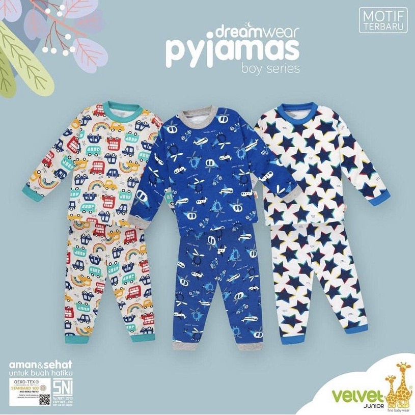 VELVET JUNIOR Pyjamas (Piyama) DreamWear Boy Series