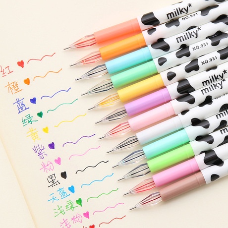 

PULPEN GEL WARNA WARNI MILKY 0.38MM