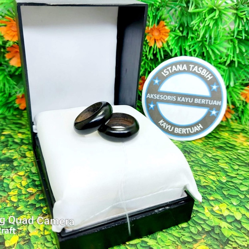 cincin kayu galih kelor hitam terbaru
