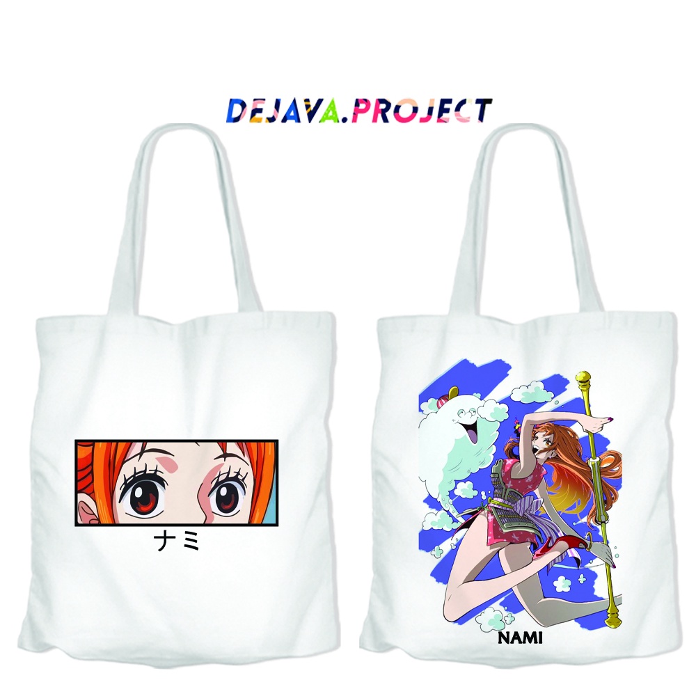 TERBARU TOTEBAG KANVAS ORIGINAL DEJAVA TOTEBAG KANVAS TERBAIK ANIME ONE PIECE NAMI TERKEREN