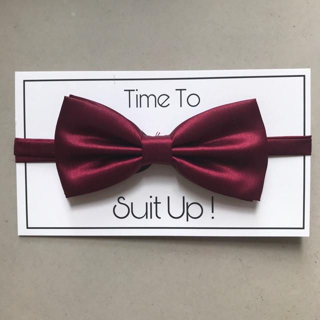 Dasi Kupu-Kupu Paling Murah! DEWASA-Maroon