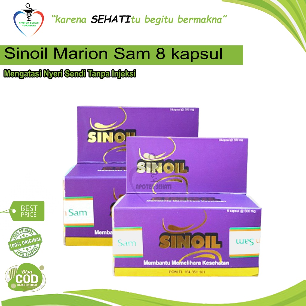 Original Sinoil Marion Sam Atasi Nyeri Sendi dan Pengapuran Tanpa Injeksi