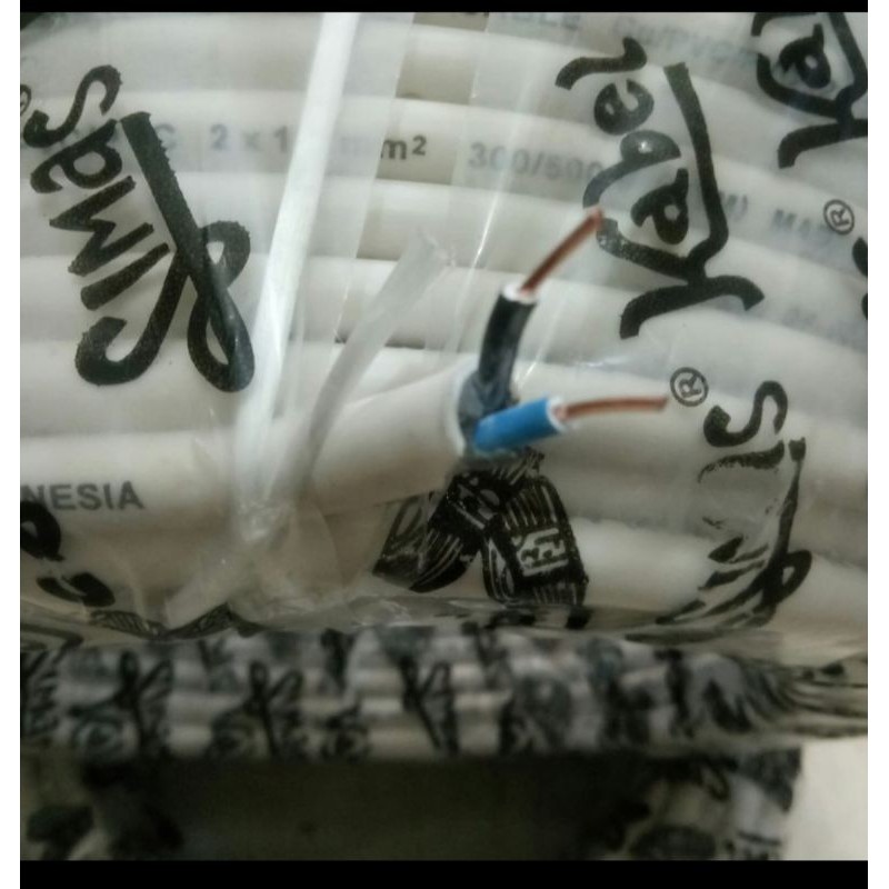KABEL LISTRIK KAWAT NYM 2X1,5MM TEMBAGA MURNI