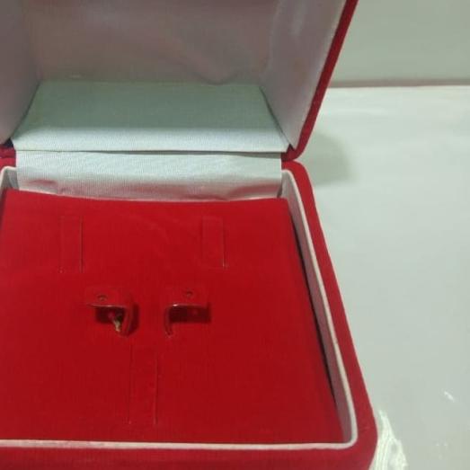 ❁ Kotak Perhiasan Set Tempat Perhiasan Bludru Pendek ➽